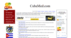 Desktop Screenshot of cubamed.com